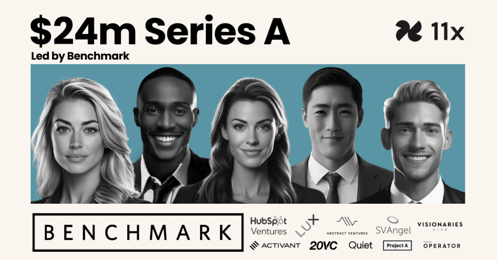 AI Startup 11x Secures $24M Series A to Revolutionise Workflows