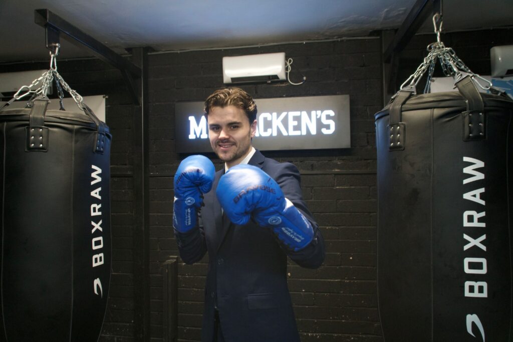 Trainee solicitor Oscar McCracken set for boxing bout