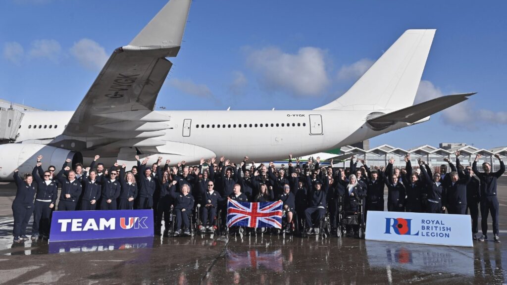 Team UK Departs for Invictus Games from Birmingham Airport