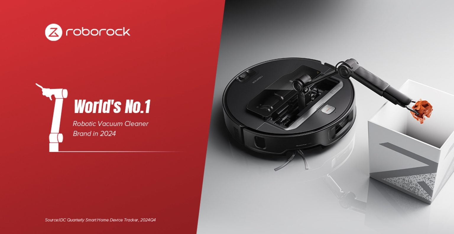 Roborock Leads Global Robot Vacuum Sales in 2024